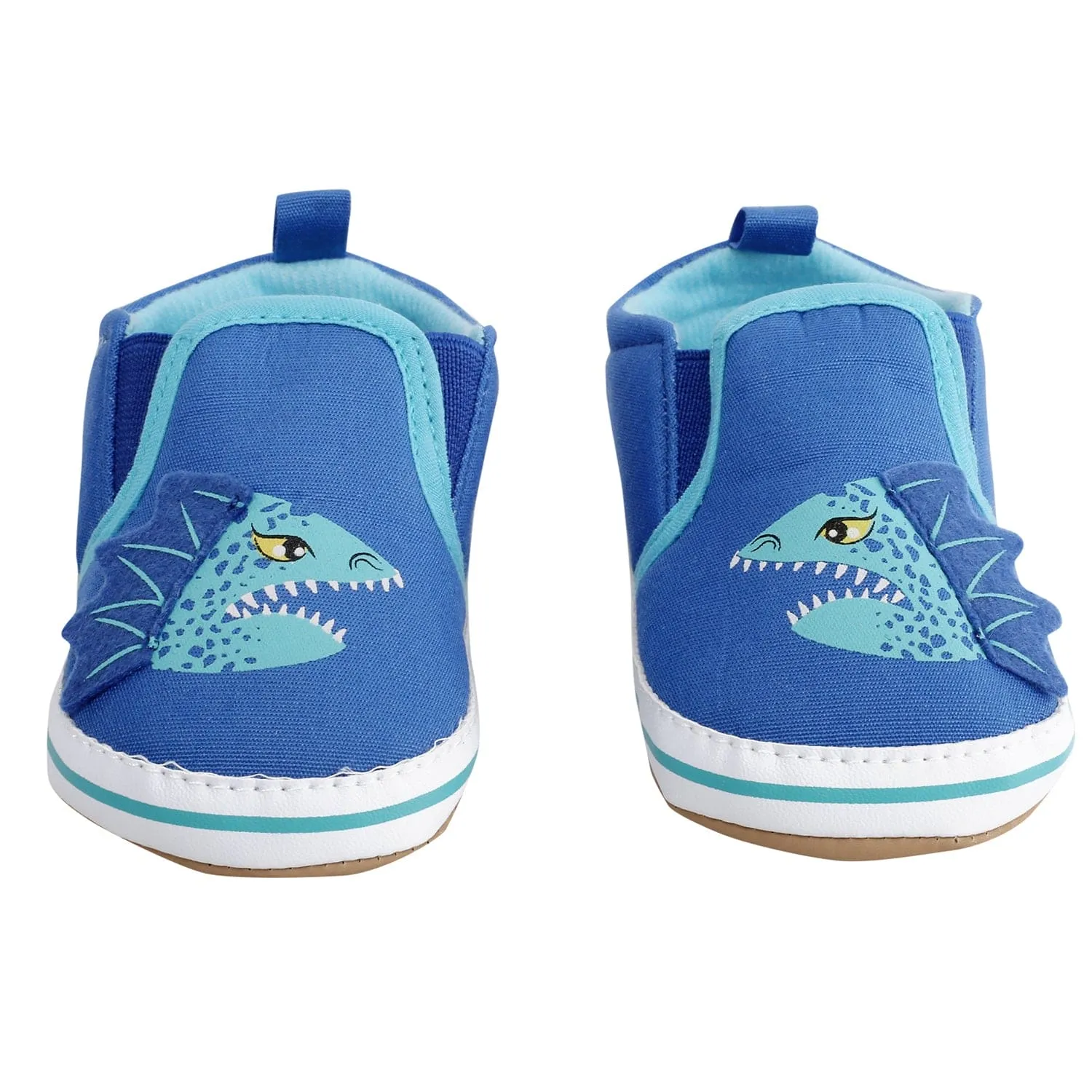 Baby Moo Monster Blue Slip-On Booties