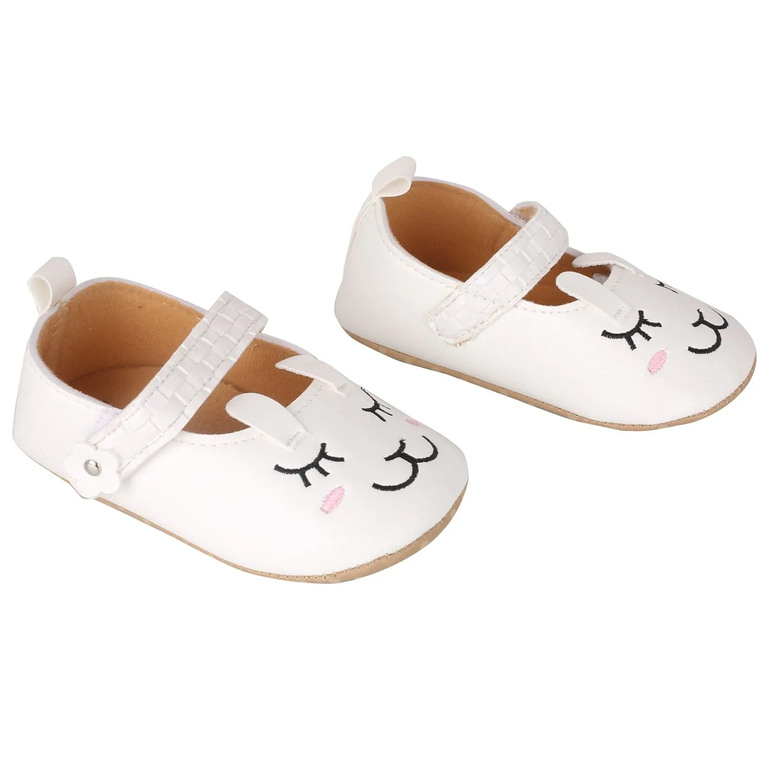 Blushing Kitten White Party Booties