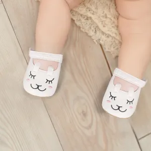 Blushing Kitten White Party Booties