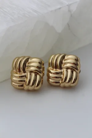 Chunky Square Earrings