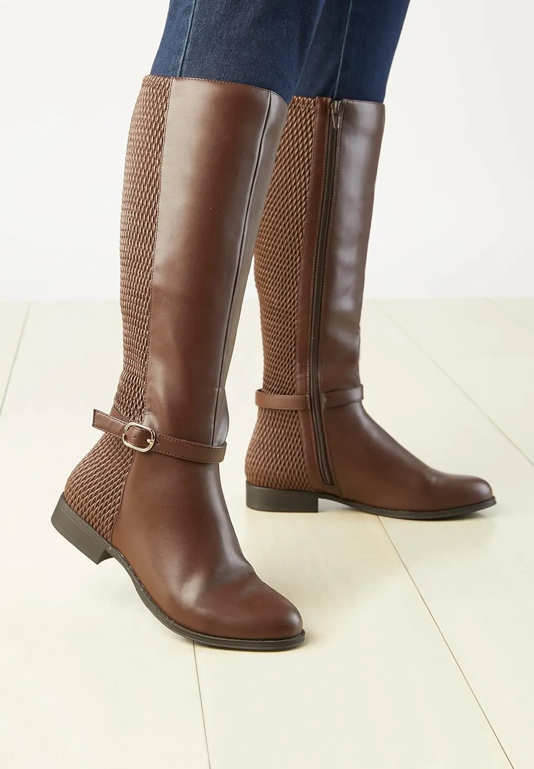 Comfortview Women's Wide Width The Reeve Wide Calf Boot By