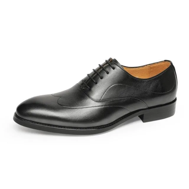 LaceLux Exotic Lace-Up Oxford Dress Shoes