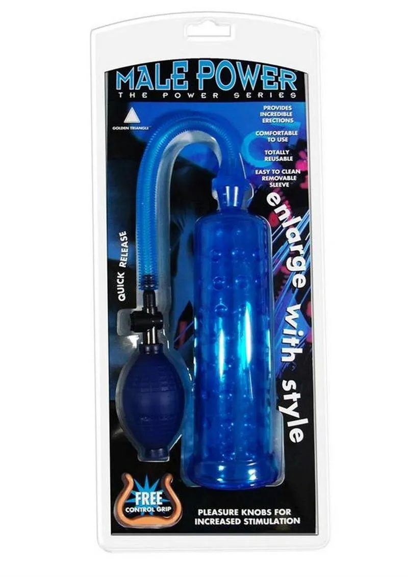 Male Power The Power Series Penis Pump with Pleasure Knobs
