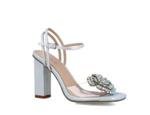 Menbur Silver Diamanté Sandal