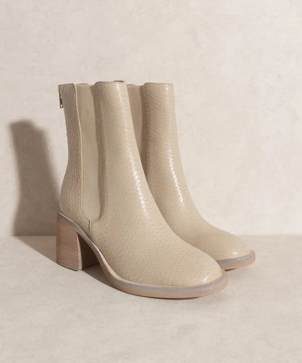 Olivia   Chelsea Heel Boots