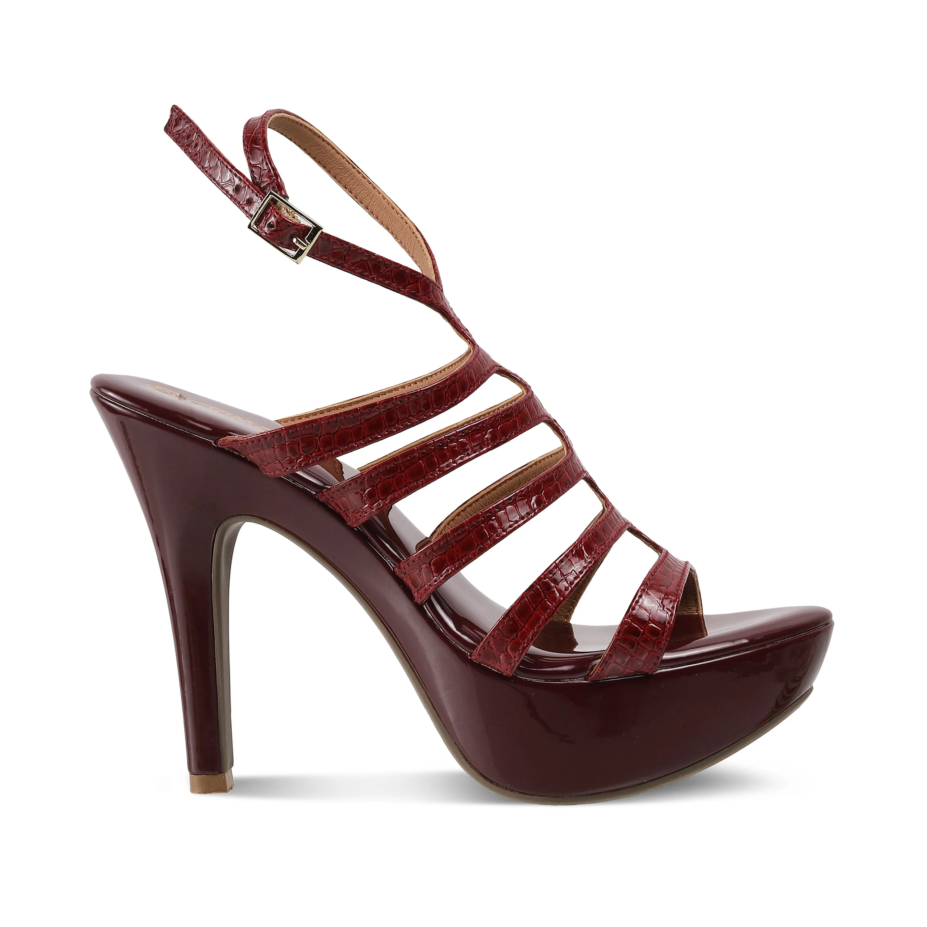 SCARLETT- BURGUNDY STILETTOS