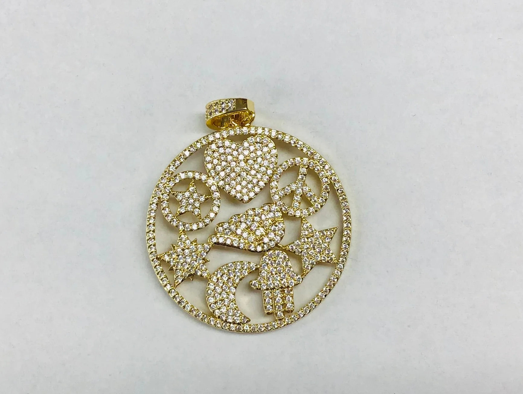 Symbol of Faith CZ Charm