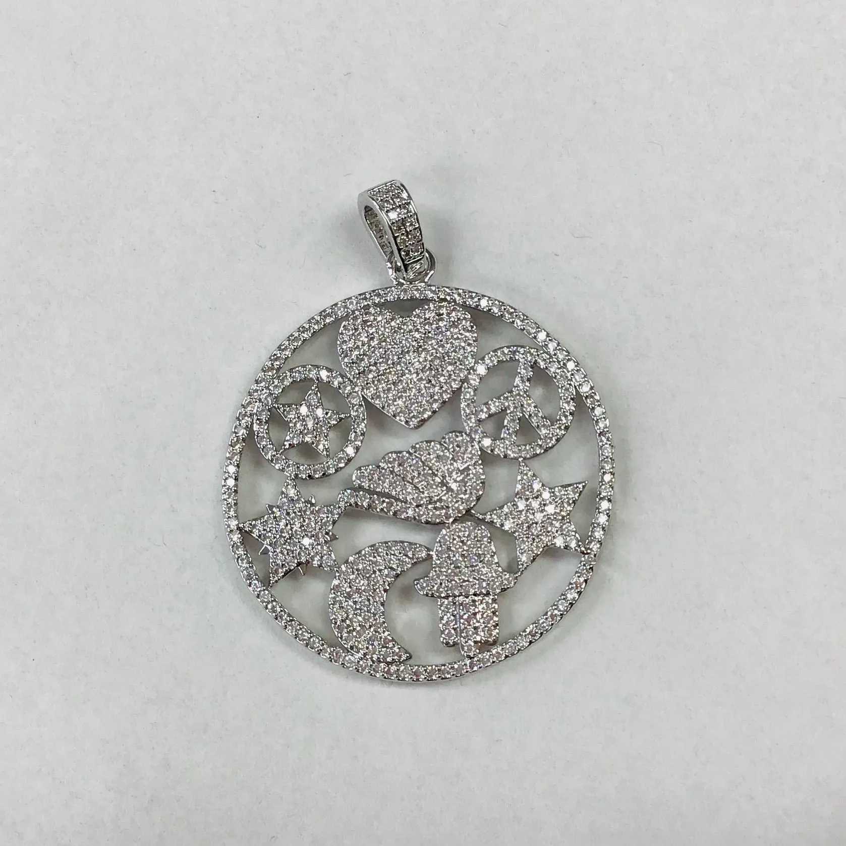 Symbol of Faith CZ Charm
