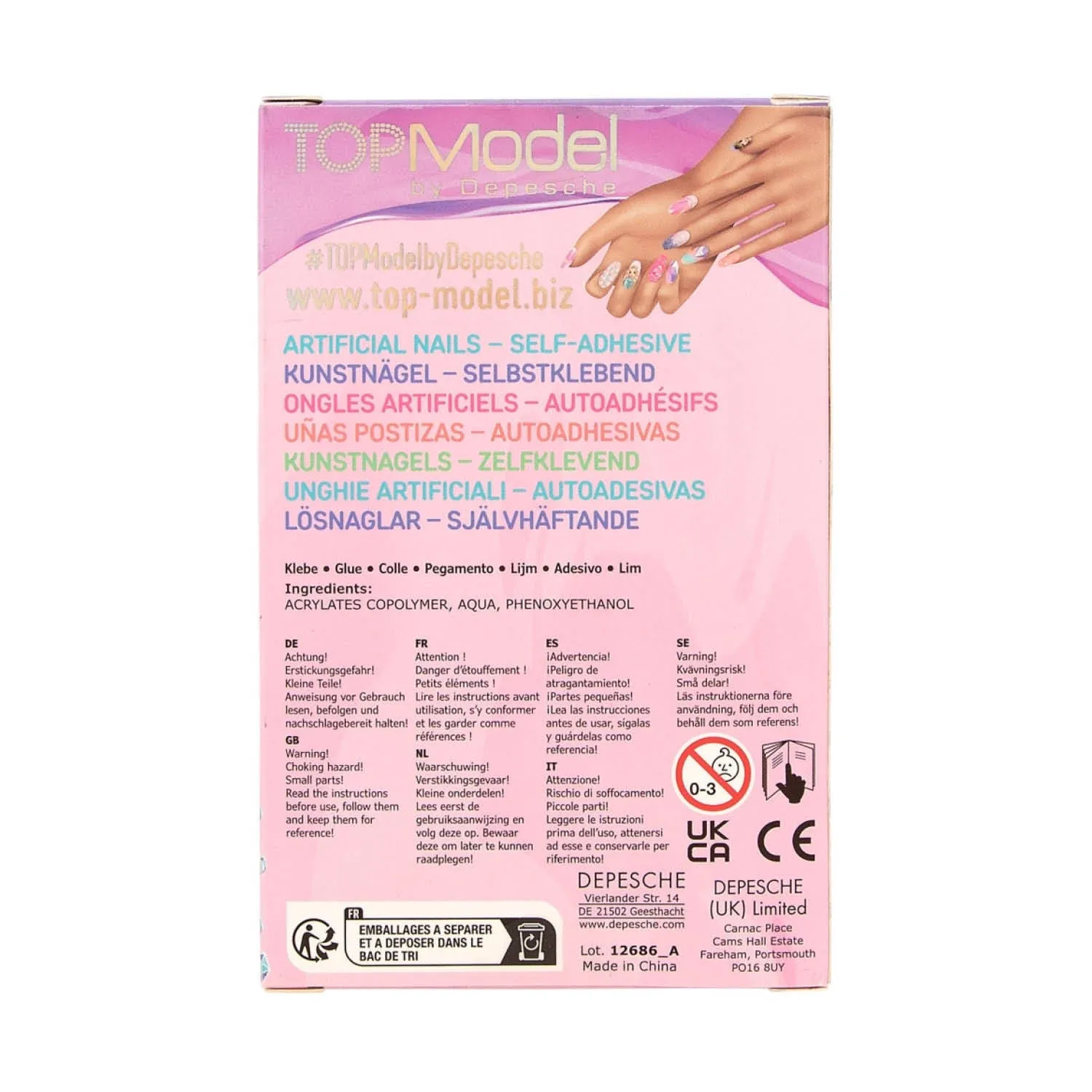 Top Model Beauty and Me Artificial Pointed Nails