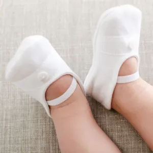 White French Terry Booties