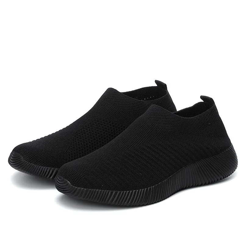 Women's mesh fabric lightweight platform tennis sneakers
