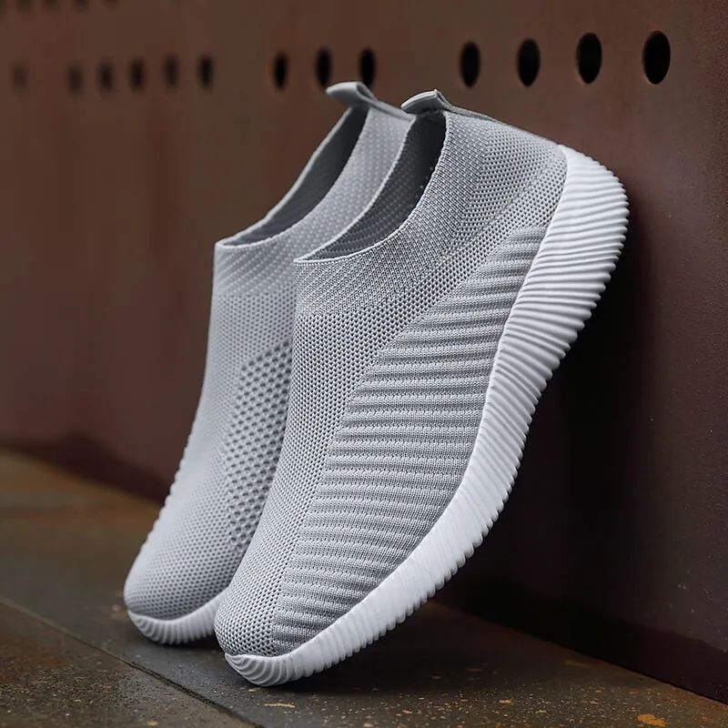 Women's mesh fabric lightweight platform tennis sneakers