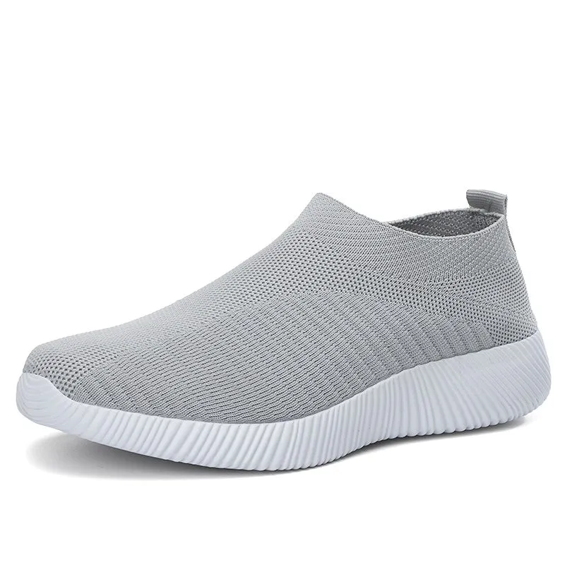 Women's mesh fabric lightweight platform tennis sneakers